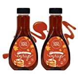 ChocZero's Maple Syrup. Sugar-free, Low Carb, Keto Friendly, Gluten Free, Vegan. Monk fruit Sweetened Breakfast Topping Syrup for Waffles, Almond Flour Pancakes, and More. (2 12oz bottles)