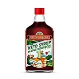 Maple Bourbon Flavored Keto Syrup by Birch Benders - Keto, Paleo, No sugar, Low Carb, Low Calorie Pancake Syrup (13 Fl Oz - Pack of 1)