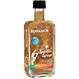 Runamok Sparkle Syrup - Authentic & Pure Vermont Maple Syrup with Sparkles | Natural Sweetener | Great For Decorating Cakes, Pancakes, Beverages & Dessert 8.45 Fl Oz (250mL)