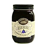 Brownwood Farms Blueberry Pie Filling - 18 oz Best Made in USA Gluten-free - W/ Michigan Great Lakes Blueberries - For Chef Baking Topping - Pancake - Cheesecake - Ice cream - Yogurt (BFBF 18)