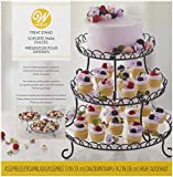 Wilton 3-Tier Customizable Scalloped Dessert and Cake Stand, 13-Inch
