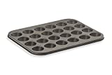 husMait 24 Cup Mini-Muffin Pan - Heavy Duty Non Stick Kitchen Cupcake Pan for Baking Mini Cupcakes ,Small Muffins or Bite Size Tarts