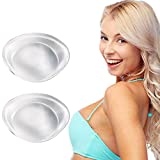 Silicone Bra Inserts, Gel Breast Pads and Breast Enhancers to Add 2 Cup, Suitable for Bras/Dresses/Swimsuits