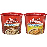 Quaker Aunt Jemima Pancake Cups, 2 Flavor Variety Pack, 12 Individual Cups