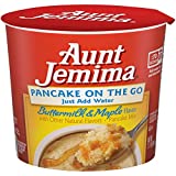 Aunt Jemima Buttermilk Maple Pancake Cup, (12 Pack) Packaging May Vary)