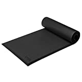 SPRI 15mm Performance Fitness Mat - Exercise Mats for Home Workout - Thick Yoga Mat for Men & Women - Non Slip Gym Mats Workout Equipment for Home Gym Fitness Floor Work, Pilates (71”L x 25”W x 15mm)