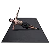 Extra Large Yoga Mat 8' x 6' x 1/3' (8mm) Extra Wide Yoga Mat Large Yoga Mats for Home Gym Workout Exercise Stretching Big Oversized Long XL Full Size Xtra Men Non Toxic Fitness Floor Use WITHOUT Shoe