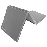 ProsourceFit Tri-Fold Folding Exercise Mat - Grey (ps-1951-tfm-grey)