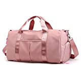 COTEetCI Sports Gym Bags Women Training Fitness Travel Handbag Nylon Yoga Mat Sport Bag with Shoes Compartment