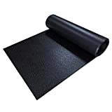 Cycleclub UPGRADE to 6 mm Thickness Stationary Bike Mat for Peloton Bike & Bike Plus - Thick Exercise Bike Trainer Mat Stationary Indoor Spin Bike, Elliptical, Accessories for Peloton, Carpet Hardwood Floor Use