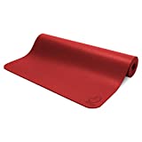 Bean Products Yogi Premium Yoga Mat, Red | Closed Cell, Non-Skid, Slip Resistant, Double Sided | 4mm Thick (73” L x 24” W) Extra-Long | Non-toxic, SGS Certified | Earth-Friendly Exercise Gym Mat