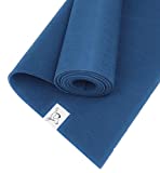 Tiggar Yoga mat - 100% Eco Friendly, Natural Tree Rubber Material, with dense cushioning for support and outstanding surface texture for stability in all types of yoga and pilates. (BLUE, 4MM X 72)