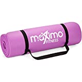 Maximo Exercise Mat - Multi-Purpose 183cm x 60cm Extra Thick Yoga Mats for Men, Women & Kids - Ideal for Pilates, Sit-Ups, Planks, Stretching, Push-ups & Exercise - Home Gym Accessories