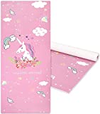 Yoga Mat for Kids, Non-Slip Children Exercise Mat, Non-toxic Natural Playtime Mat for Active/ Calm Aids Weight Loss, Mindfulness (60' L x 24' W x 5mm Thick) (Pink)