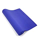 Wai Lana Yoga and Pilates Mat (Color: Midnight)- 1/4 Inch Extra Thick Non-Slip Stylish, Latex-Free, Lightweight, Optimum Comfort