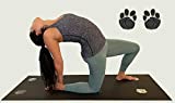 Yoga-Stickers for Yoga Mat Prevent Sweaty Slips with Yoga Gel Pads Paws Support Cushion for Hand Knees Feet Stick on Stays on Mat for Pilates or Any Exercise (one Pair) Great Gift