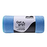 REEHUT Yoga Towel, Non Slip Yoga Mat Towel Sweat Absorbent, Super Microfiber 72' x 26.5' - Ideal Hot Yoga Towel for Hot Yoga & Pilates, Exercise, Fitness (Blue)