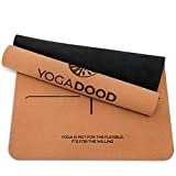 Cork Yoga Mat for Hot Yoga, Ashtanga, and Bikram. Super Grip, Non Slip, Sweat resistant, Odorless, Eco Friendly and Natural Cork Rubber. Built-in Pose Alignment Lines.