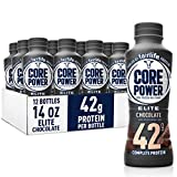 Core Power Elite High Protein Shakes (42g), Chocolate, Ready to Drink for Workout Recovery, 14 Fl Oz (Pack of 12)