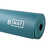B Yoga Everyday 4mm B Mat, 100% Rubber High Performance Super Grip Non Slip OEKOTex Certified - for Yoga, Pilates, Workout and Floor Exercises, Ocean Green, 71'