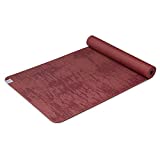 Gaiam Yoga Mat - 6mm Insta-Grip Extra Thick & Dense Textured Non Slip Exercise Mat for All Types of Yoga & Floor Workouts, 68' L x 24' W x 6mm Thick, Sunset