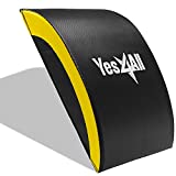 Yes4All Ab Exercise Mat Abdominal Wedge – Support for Abs Workout, Sit Up – Abdominal Mat (Yellow) - No Tailbone