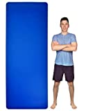 Tatago Extra Long Yoga Mat for Men & Women-{84'x30'}-Natural Rubber Non Slip Long & Wide Pilates Mat -The Perfect XL Hot Yoga Mat , AB Mat, or Gym Mats for Home Workout Mat for Home.-Wonderful Large Exercise Mat for Kids too! (Blue)
