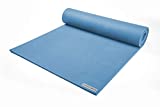 JADE YOGA - Fusion Yoga Mat - Extra thick for extra comfort (68-inch, Slate Blue)