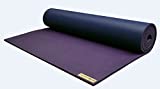 JADEYOGA - Fusion XW Yoga Mat (5/16' x 28' Wide x 80' Long) Two-Toned Midnight/Purple, Extra Thick, Extra Wide, and Extra Long