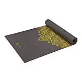 Gaiam Premium Print Yoga Mat, Citron Sundial