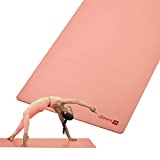Keep Yoga Mat- Premium 3mm Thick Travel Mat, Non Slip Anti-Tear Fitness Mat for Hot Yoga, Pilates & Stretching Home Gym Workout,Double sided - Pink