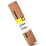 Luxury Cork Yoga Mat - Non Slip, Soft, Sweat Resistant. Thicker, Longer, and Wider for More Comfort and Support. Tough Enough for Hot Yoga. Optional Built-in Pose Alignment Lines (80' x 26' x 6.5mm)