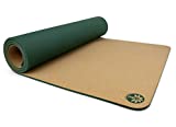 Yoloha Aura Cork Yoga Mat | Non Slip, Sustainable, Soft, Durable, Lightweight, Premium, Handmade (Plant Foam, 80' x 26')