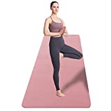 UMINEUX Extra Wide Yoga Mat for Women and Men, 72'x 32'x 1/4', Eco-Friendly TPE Yoga Mat Non Slip, Large Workout Mats,Perfect for Barefoot Exercise (Yoga, Pilates, Fitness, Meditation)