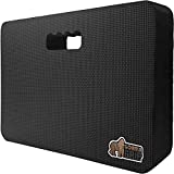 Gorilla Grip Extra Thick Water Resistant Comfortable Kneeling Pad, Provide Support for Knees, Durable Foam Cushion Knee Mat, For Gardening, Yoga, Mechanics, Baby Bath Time, 17.5 x 11 x 1.5, Black