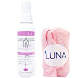 Lavender Yoga Mat Cleaner Spray Kit 4 oz - Essential Oils Clean with No Sticky Residue - Includes Microfiber Cloth Yogi Towel