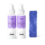 Clean-n-Fresh Natural Yoga Mat Cleaner Spray 6.8fl.oz, Includes Microfiber Cleaning Towel, Helps Clean and Deodorize All Types of Yoga Mats, Lavender & Peppermint Essential Oils