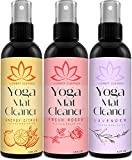 Yoga Mat Cleaner Spray Kit (Pack of 3) Includes a Microfiber Towel, Restores and Refreshes Yoga Mats (Lavender, Fresh Roses, Energy Citrus) by Combat Cleaner