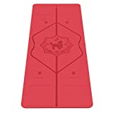 Liforme Year of The Dog Yoga mat – Patented Alignment System, Warrior-like Grip, Non-Slip, Eco-friendly, Biodegradable, Sweat-resistant, Long, Wide and Thick for comfort– Special Edition Dog - Red