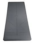 Z3N PRO Non Slip Yoga mat : Premium 5mm Thick Rubber Mat with Alignment Lines, High Performance Grip, Ultra Dense Cushioning for Support and Stability for Yoga and Pilates (includes Adjustable Easy-Cinch Carry Strap)