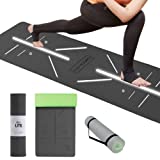 Unbeatable 6mm Thickness Yoga Mat with Alignment lines, Free Carrying Strap, Non Slip TPE surface for Women & Men for Pilates, Fitness, Home Exercise (Grey Green)