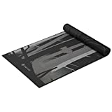 Gaiam Yoga Mat Premium Print Reversible Extra Thick Non Slip Exercise & Fitness Mat for All Types of Yoga, Pilates & Floor Workouts, Deep Forest, 6mm