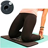 FeenAndNeen Yoga Knee Pad - 15mm Exercise Mat for Pain Free Joint Practice - Cushion for Yoga, Pilates, Barre, etc. - Fits Full Size Yoga Mat