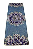 Eco Yoga Mat Non-Slip of Jute and Natural Rubber with Carrying Strap of Cotton