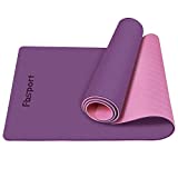 FBSPORT Yoga Mat- Eco Friendly Non Slip 1/4 inch Fitness Exercise Mat with Carrying Strap & Storage Bag, Workout Mat for Yoga, Pilates and Floor Exercises (72'X24'X 1/4')