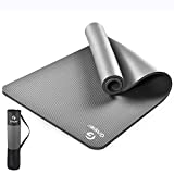 Gruper Thick Yoga Mat Non Slip, Large Size 72' L x 32' W, Premium Exercise & Fitness Mat with Carrying Strap and Bag,Workout Mats for Home