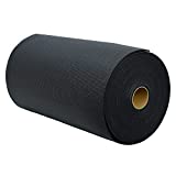 Deluxe Studio Thick Yoga Mat Roll (24'x 6mm x 50 ft) (Black)