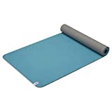 New Balance Yoga Mat - TPE 6mm Thick Non Slip Reversible Performance Exercise Mat for Fitness, Yoga, Pilates, Floor Workouts & Stretching (68' L x 24' W x 6mm) - Bermuda Blue