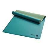 Keep Premium Yoga Mat- 5mm Thick Non Slip Anti-Tear Fitness Mat for Hot Yoga, Pilates & Stretching Home Gym Workout ,Double-sided, Pine Green