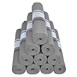 Sunshine Yoga Voyage Yoga Mats - Wholesale 10 Pack - (72' x 24' x 5mm) - Easy to Clean - Anti-Tear - Thick - Studio Performance (Cool Gray)